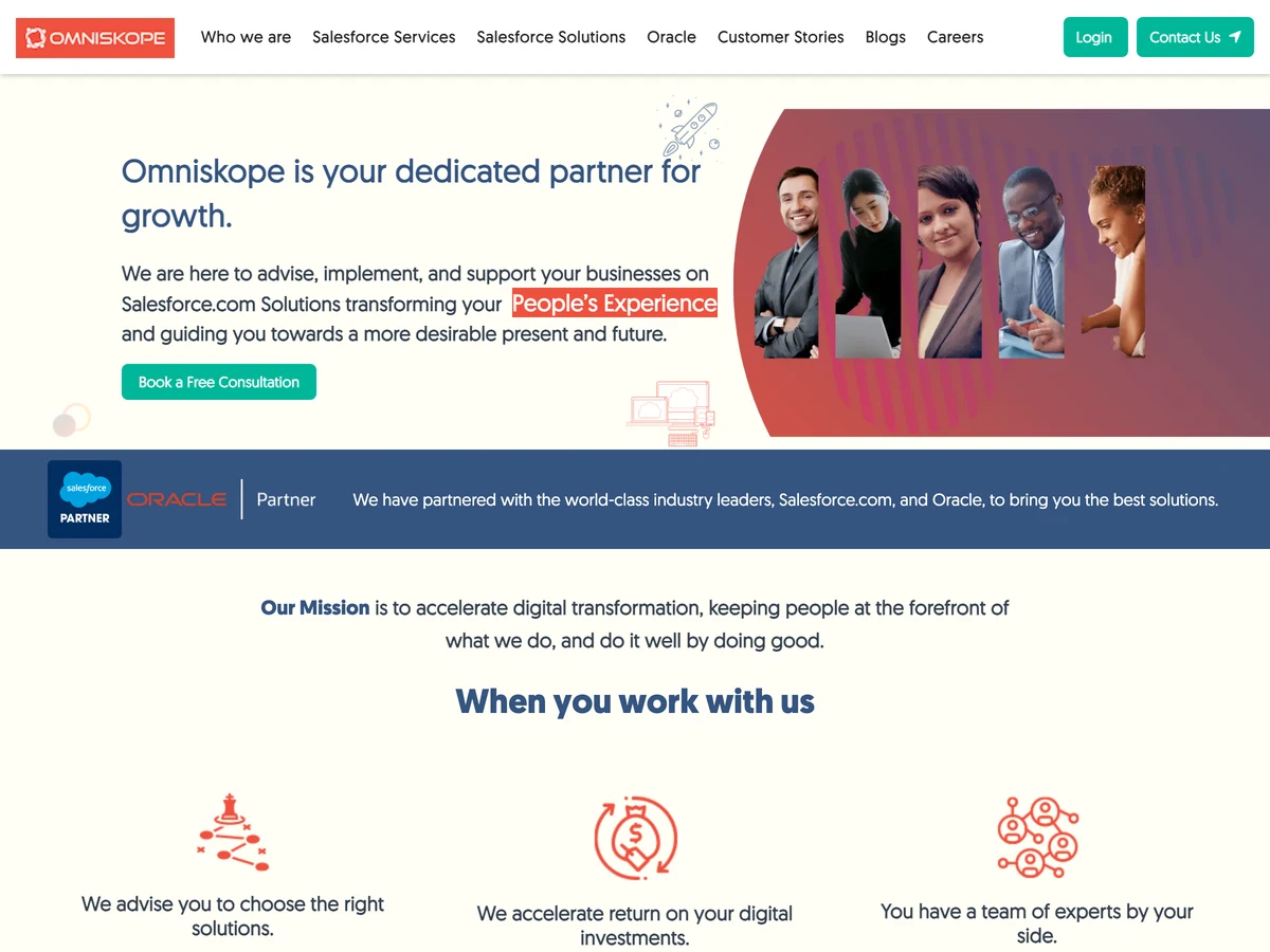 OmniSkope website preview