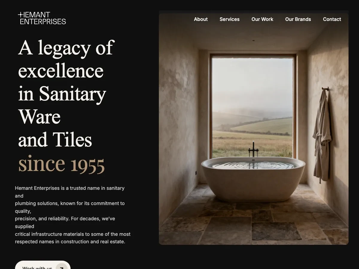 Hemant Enterprises website preview