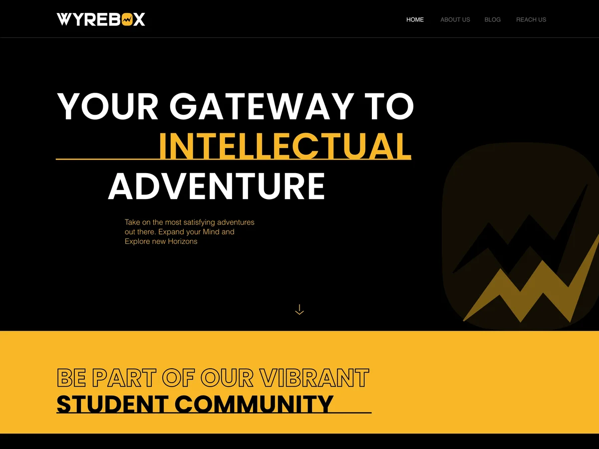 Wyrebox website preview