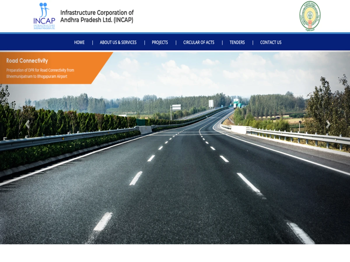 INCAP website preview