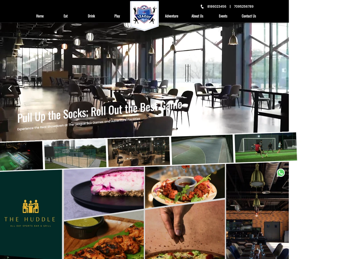 The League Hyderabad website preview