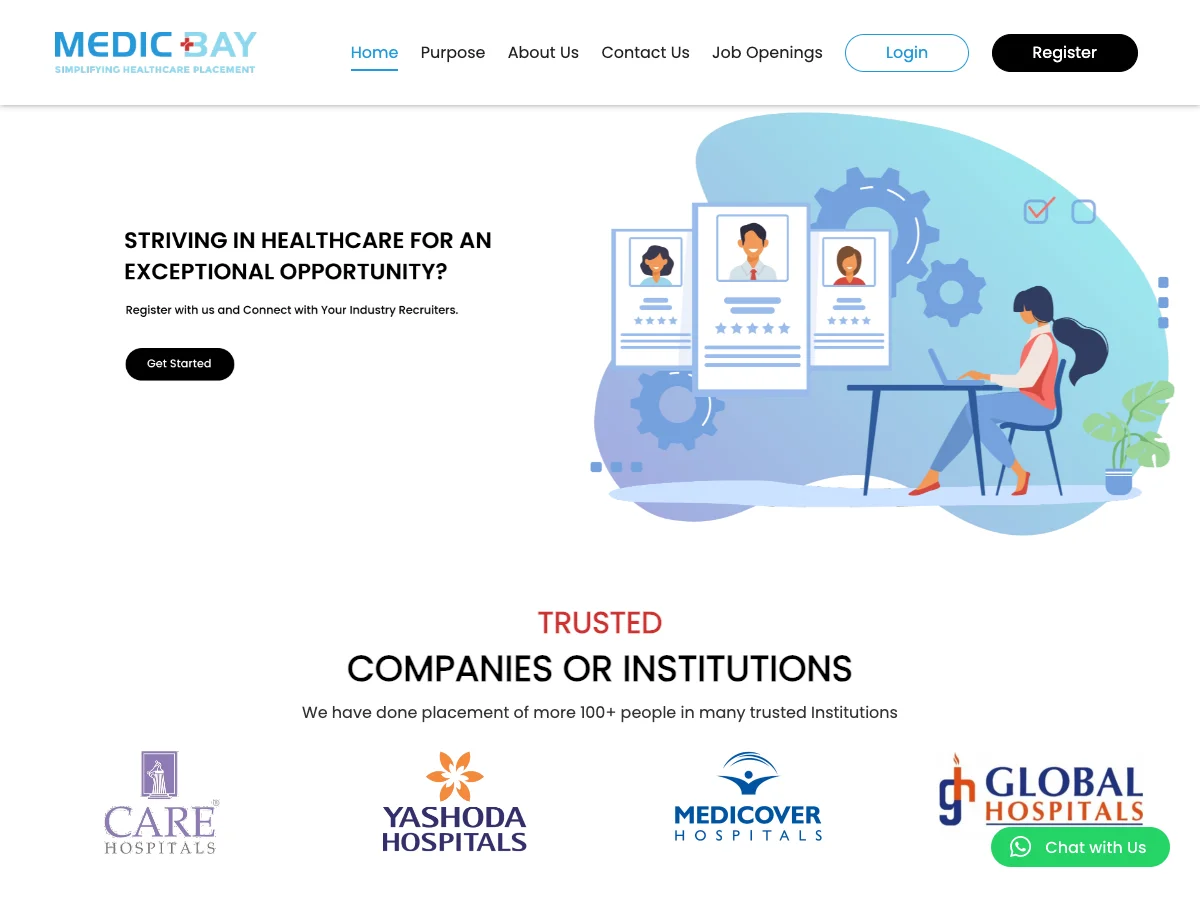 Medicbay website preview