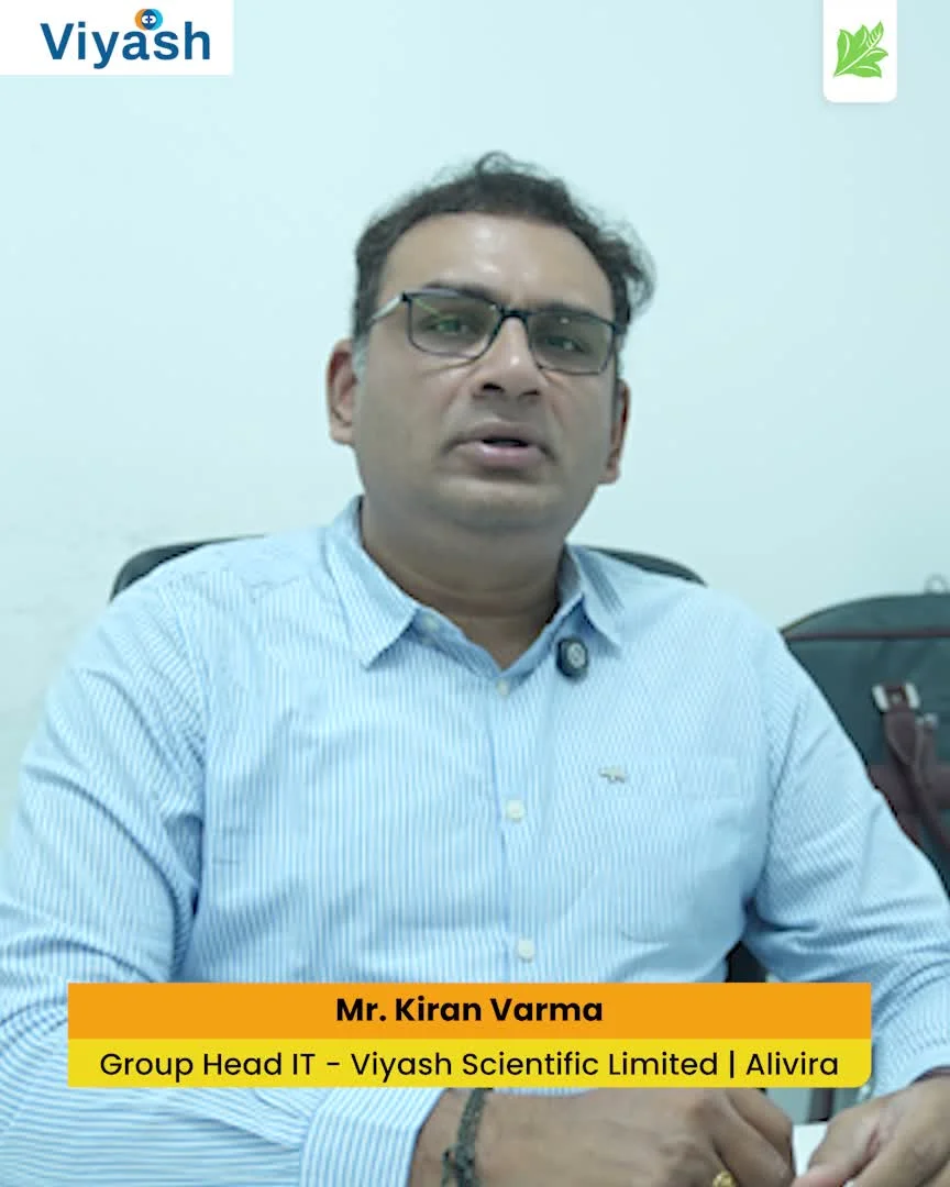 Viyash Scientific Limited - Mr. Kiran Varma