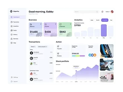 Enterprise Dashboard Interface Mockup