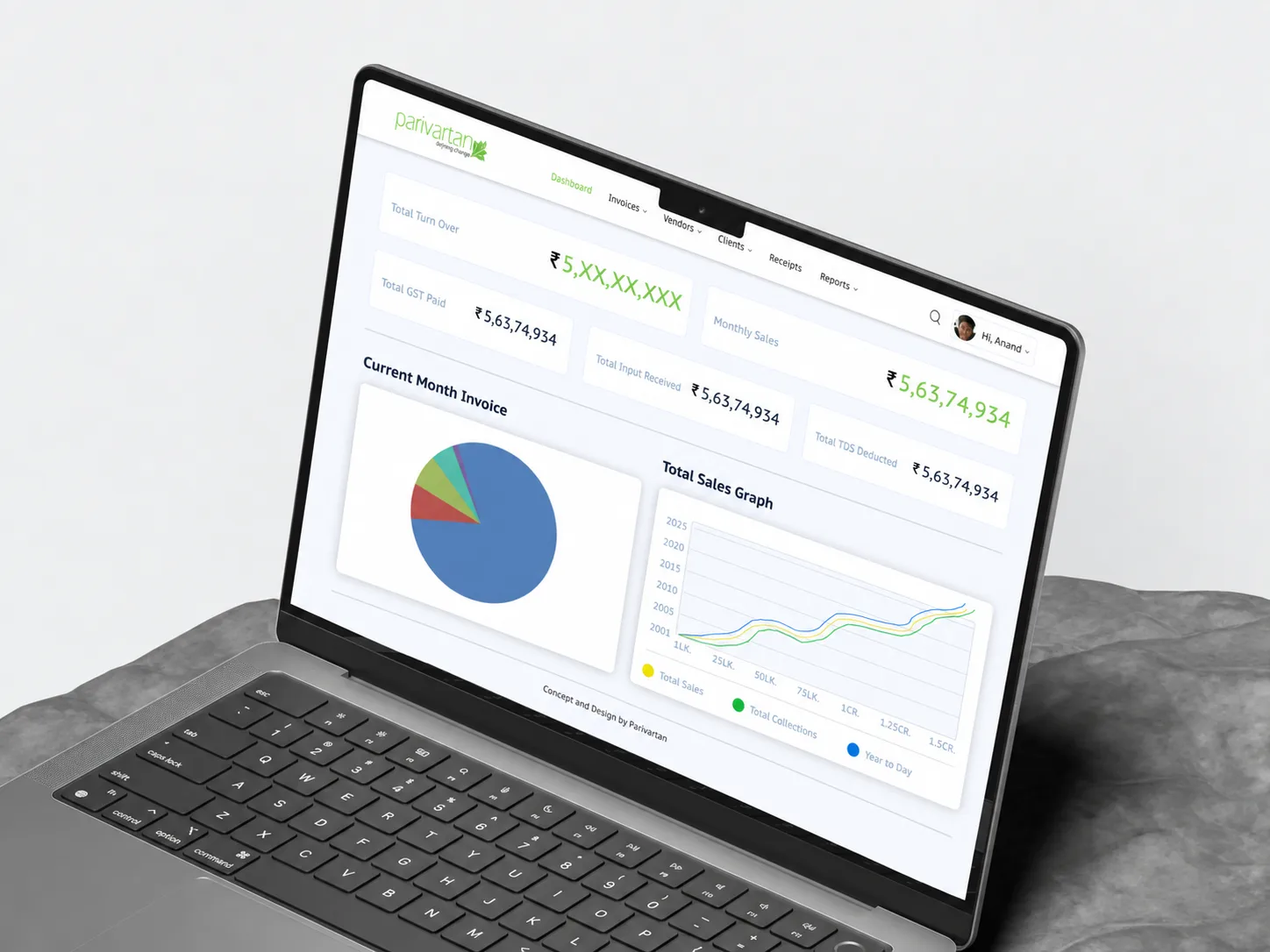 UI/UX Design Laptop Showcase