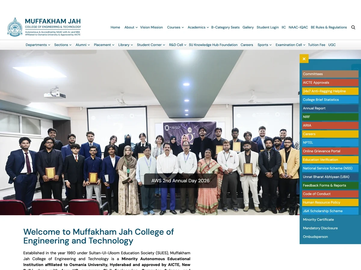 Institutional Websites Mockup