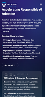 Techvest Mobile View
